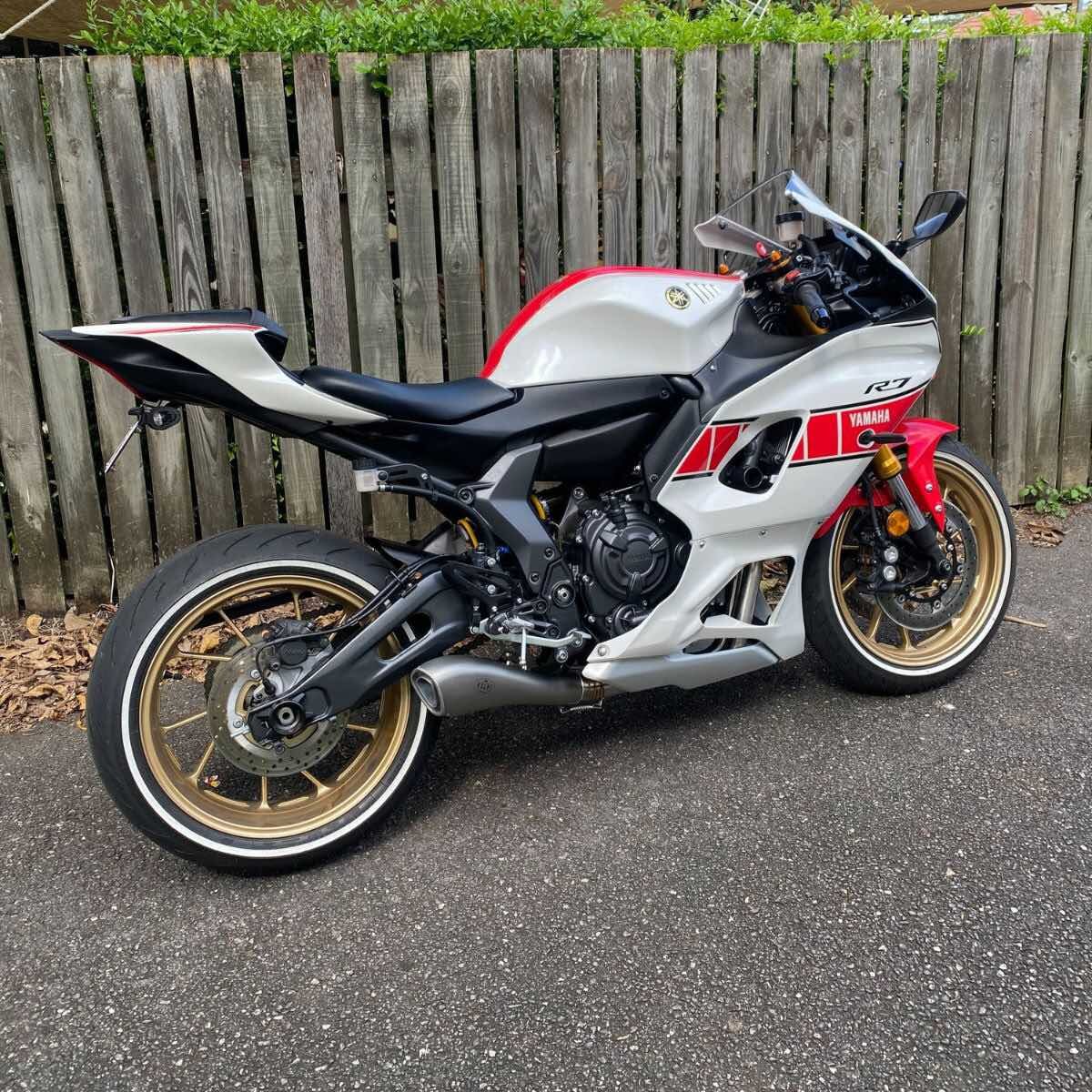 YAMAHA R7 (2022-2025) FULL STAINLESS EXHAUST SYSTEM