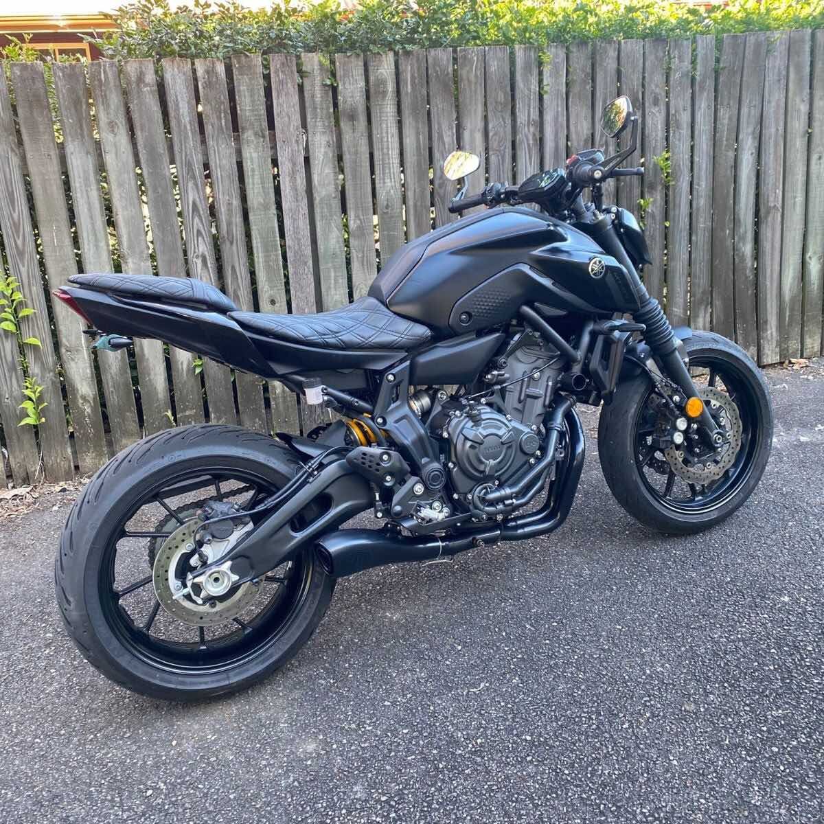 YAMAHA MT07 (2014-2025) FULL STAINLESS EXHAUST SYSTEM