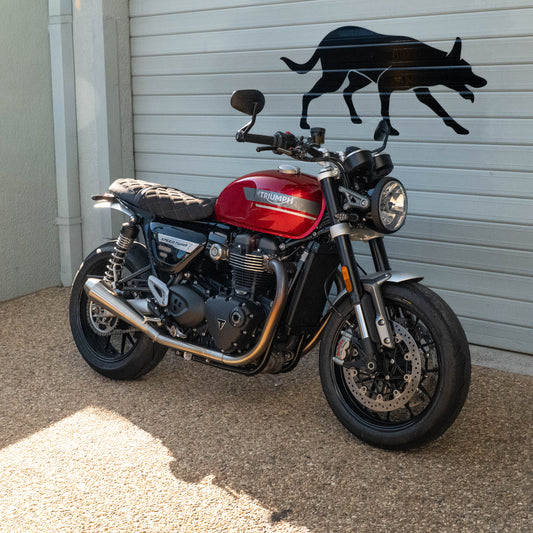 TRIUMPH STREET/SPEED TWIN CUSTOM SEAT TRIM (2016-2022 STREET; 2022-2024 SPEED)