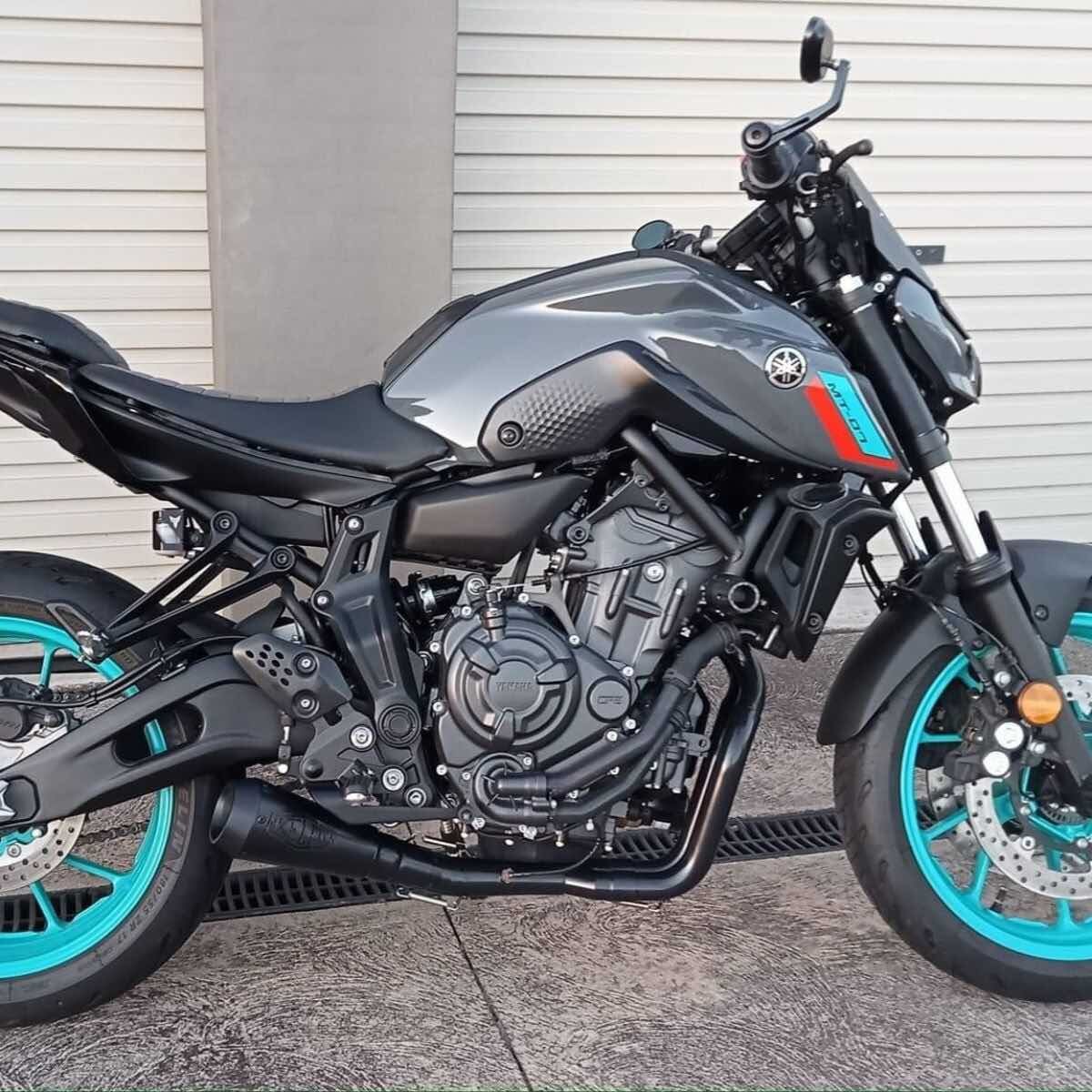 YAMAHA MT07 (2014-2025) FULL STAINLESS EXHAUST SYSTEM