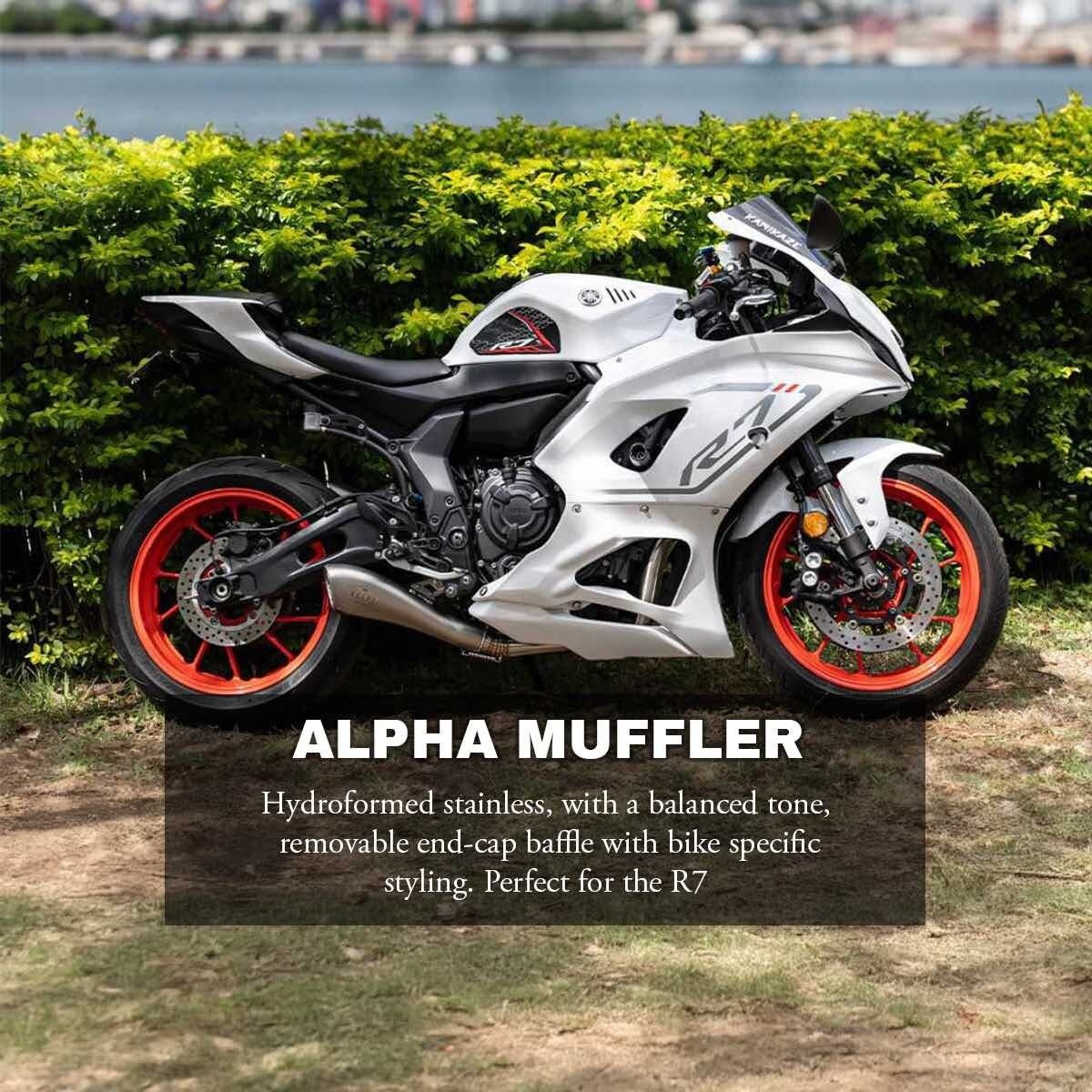 YAMAHA R7 (2022-2025) FULL STAINLESS EXHAUST SYSTEM