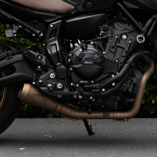 YAMAHA MT07 (2014-2025) FULL STAINLESS EXHAUST SYSTEM
