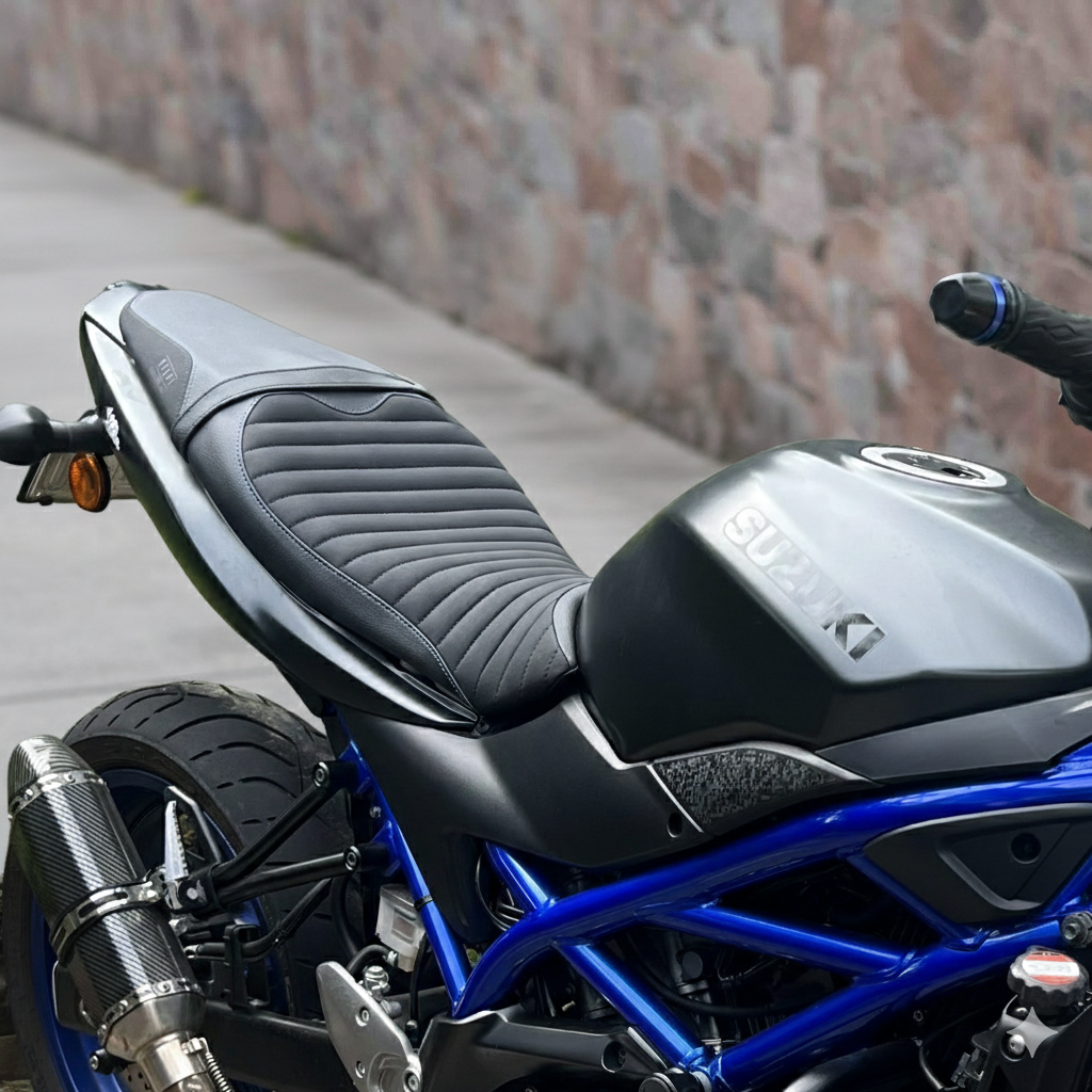 Suzuki SV650 (2016+) Custom Seat Trim | Kelpi Custom Moto