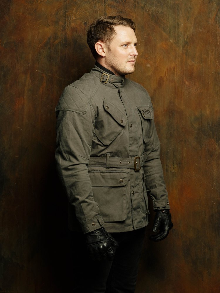 FIELDER OILSKIN MOTO JACKET