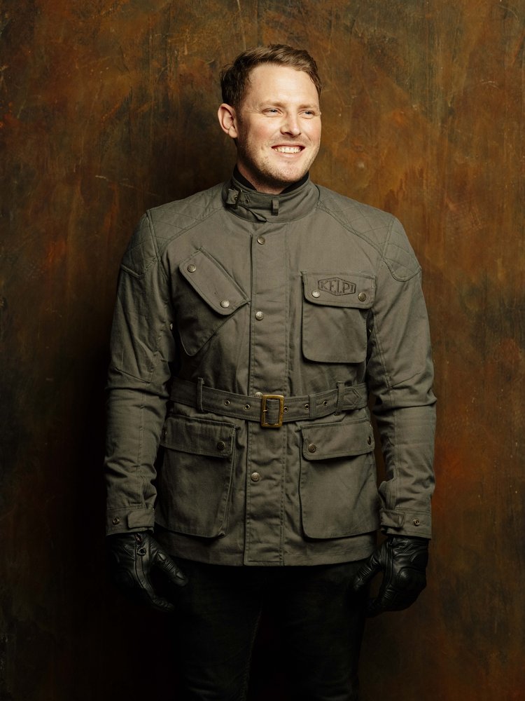 FIELDER OILSKIN MOTO JACKET