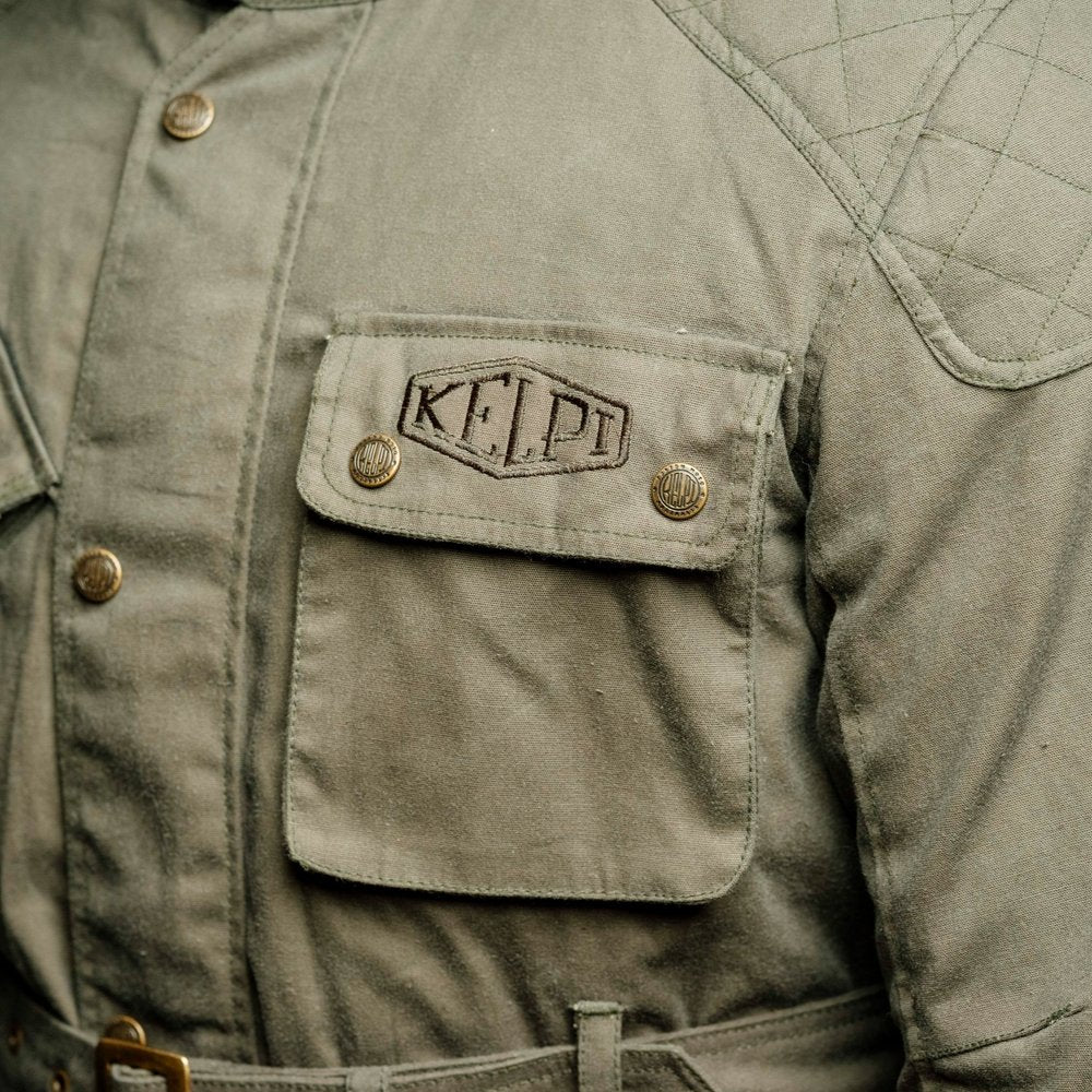 FIELDER OILSKIN MOTO JACKET