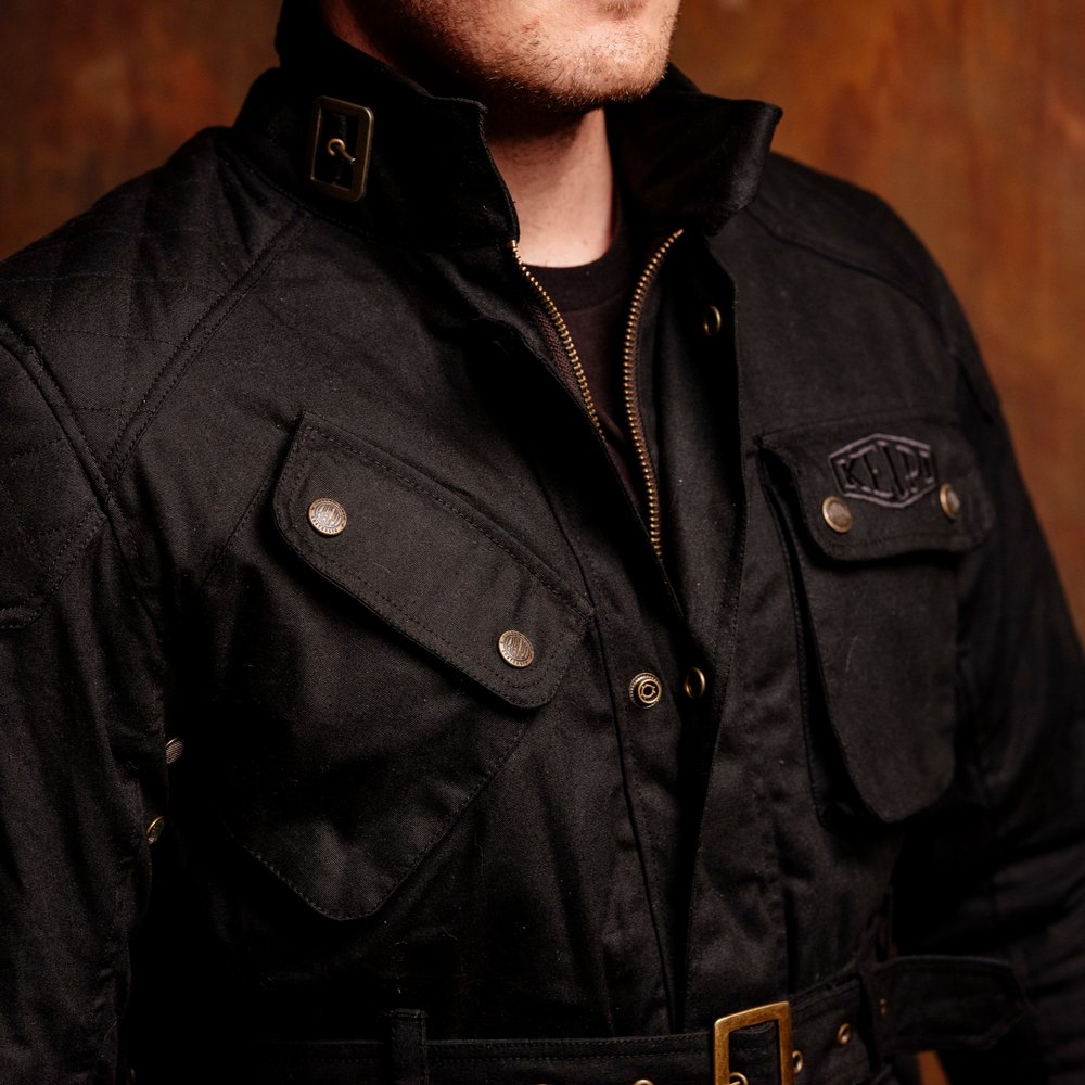 FIELDER OILSKIN MOTO JACKET