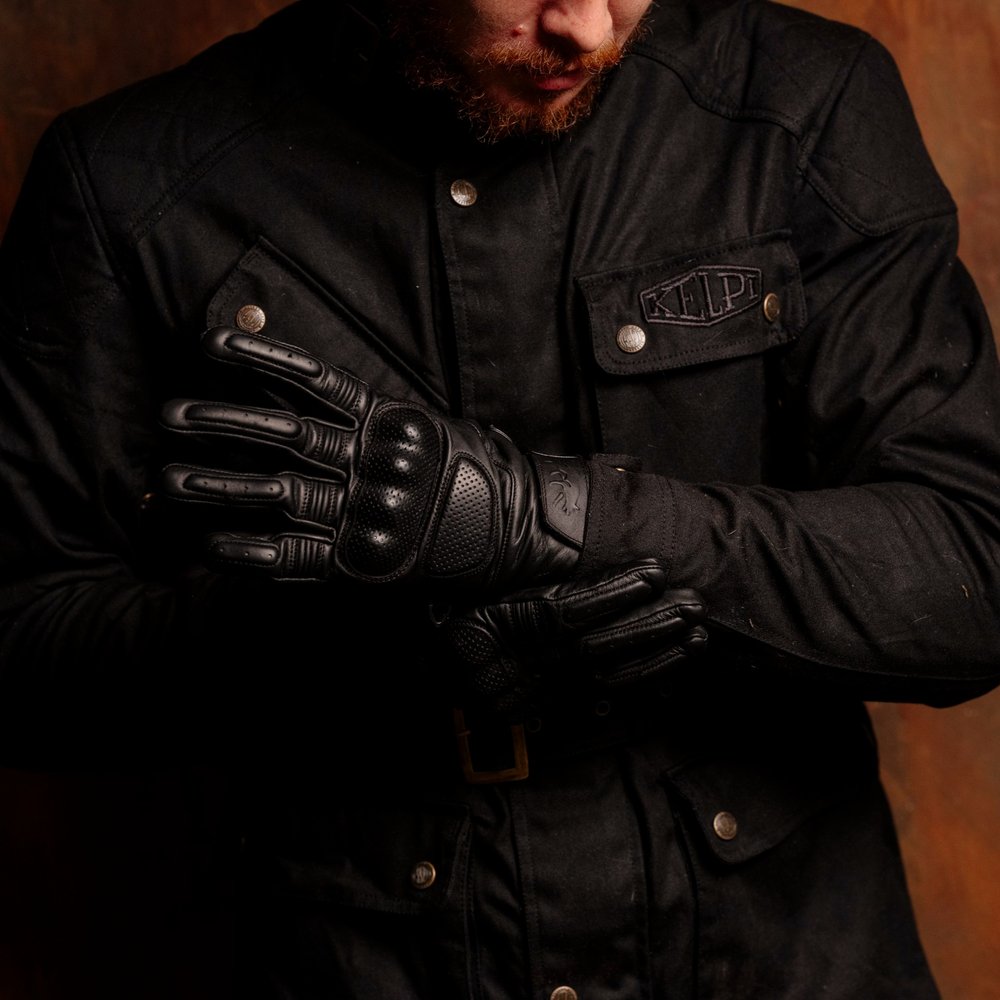 FIELDER OILSKIN MOTO JACKET