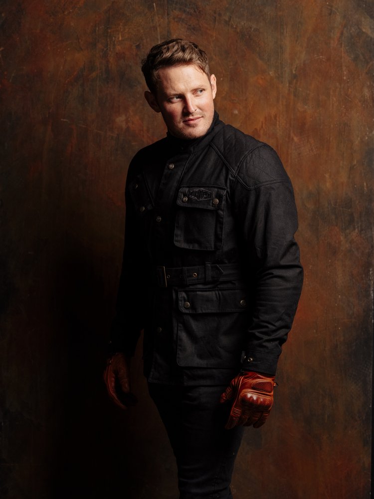 FIELDER OILSKIN MOTO JACKET
