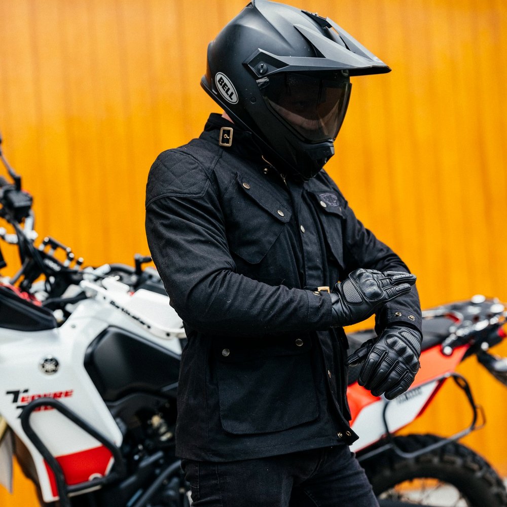 FIELDER OILSKIN MOTO JACKET