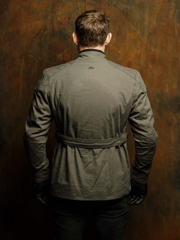 FIELDER OILSKIN MOTO JACKET