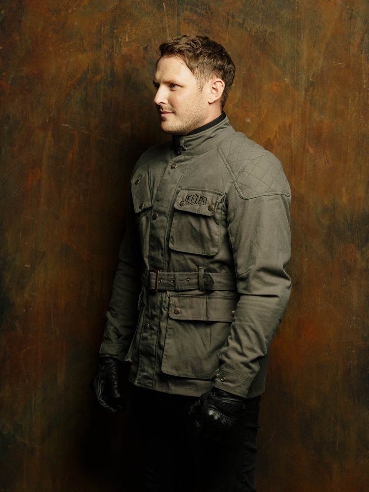 FIELDER OILSKIN MOTO JACKET