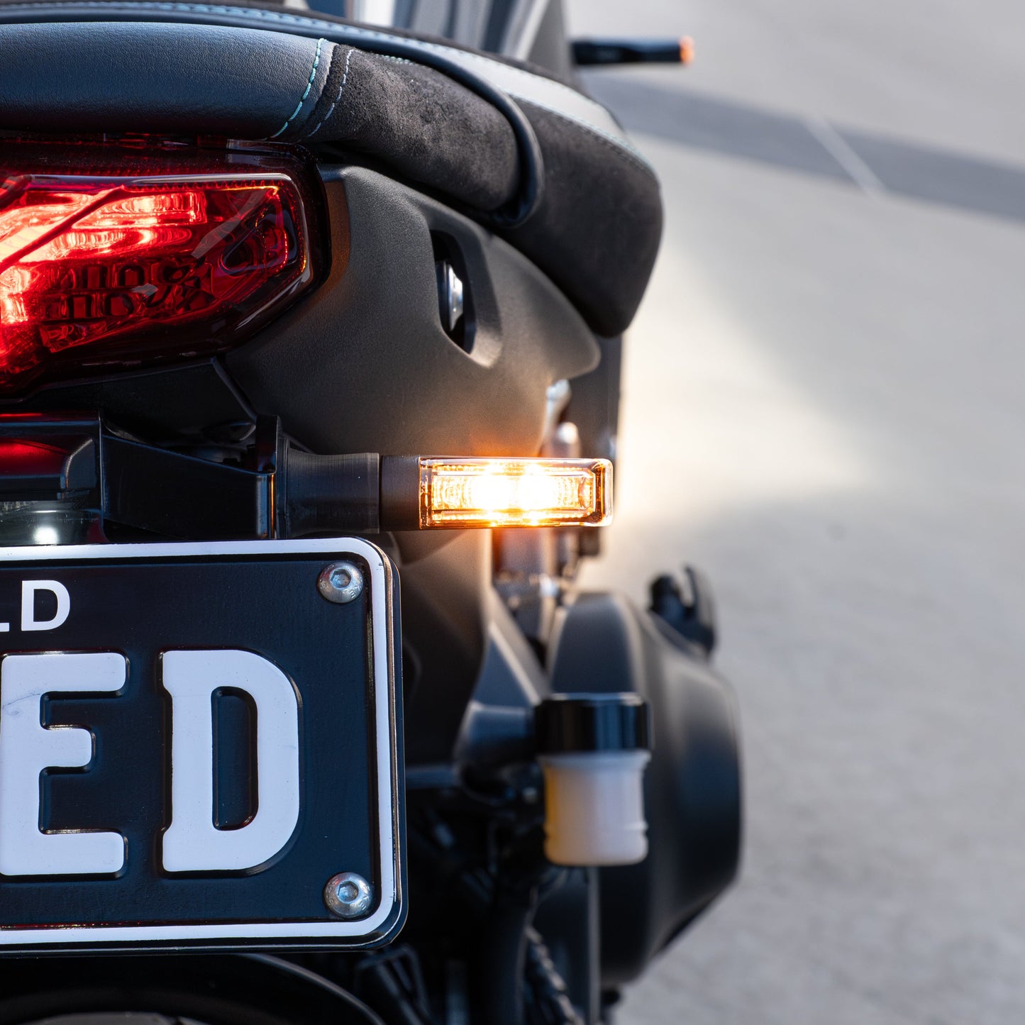Kelpi sweeper indicators on a Yamaha MT09