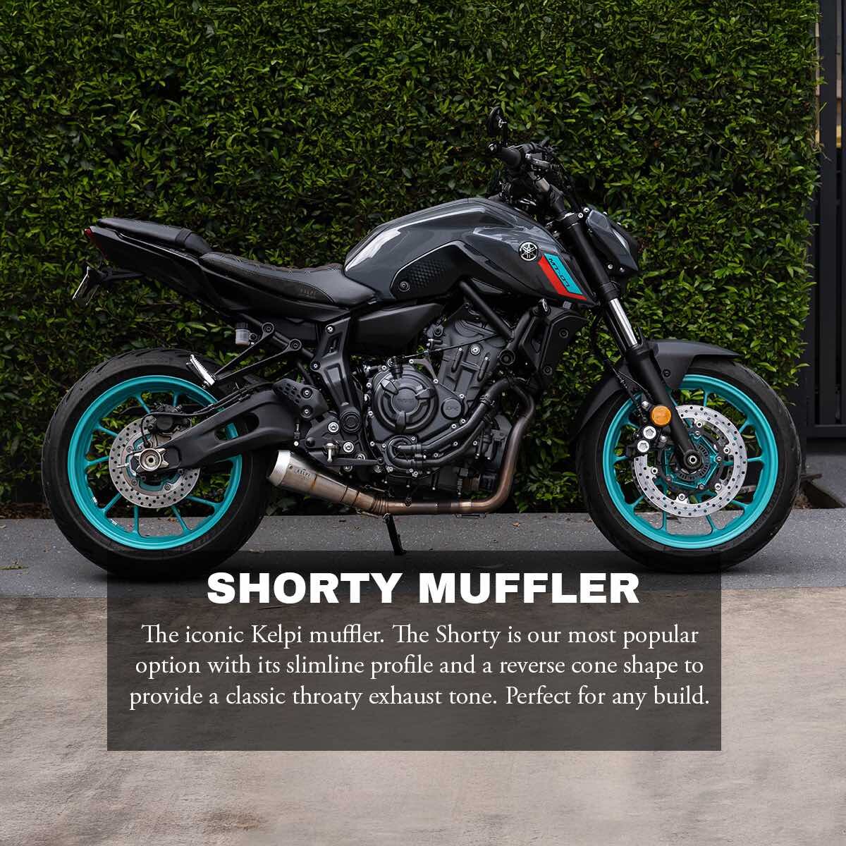 YAMAHA MT07 (2014-2025) FULL STAINLESS EXHAUST SYSTEM