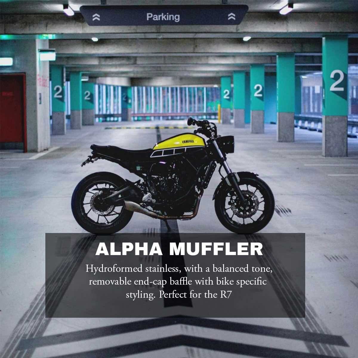 YAMAHA XSR700 (2016-2025) FULL STAINLESS EXHAUST SYSTEM