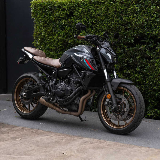 YAMAHA MT07 (2014-2025) FULL STAINLESS EXHAUST SYSTEM