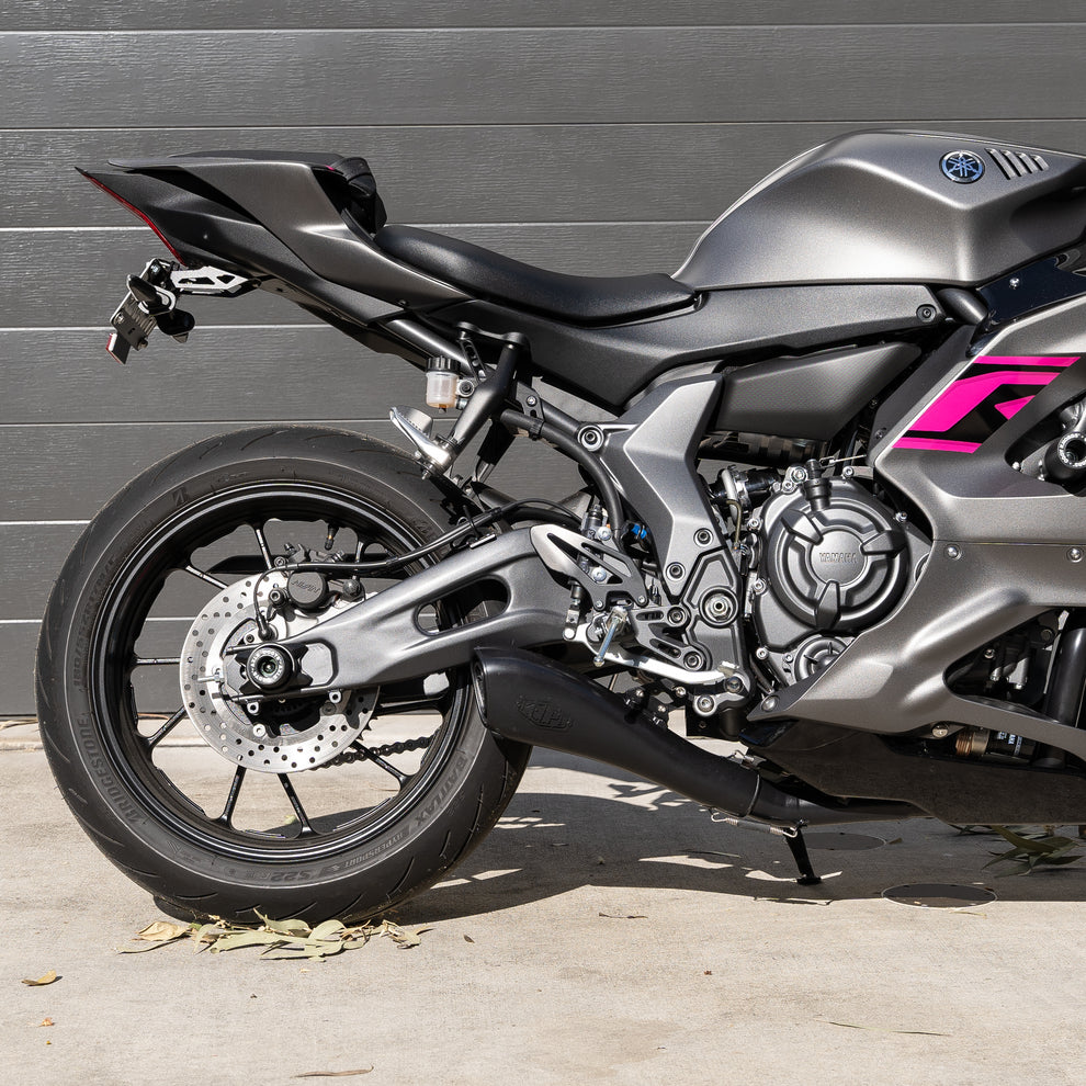 Yamaha R7 (2022-2026+) Full Stainless Exhaust System | Kelpi Custom Moto