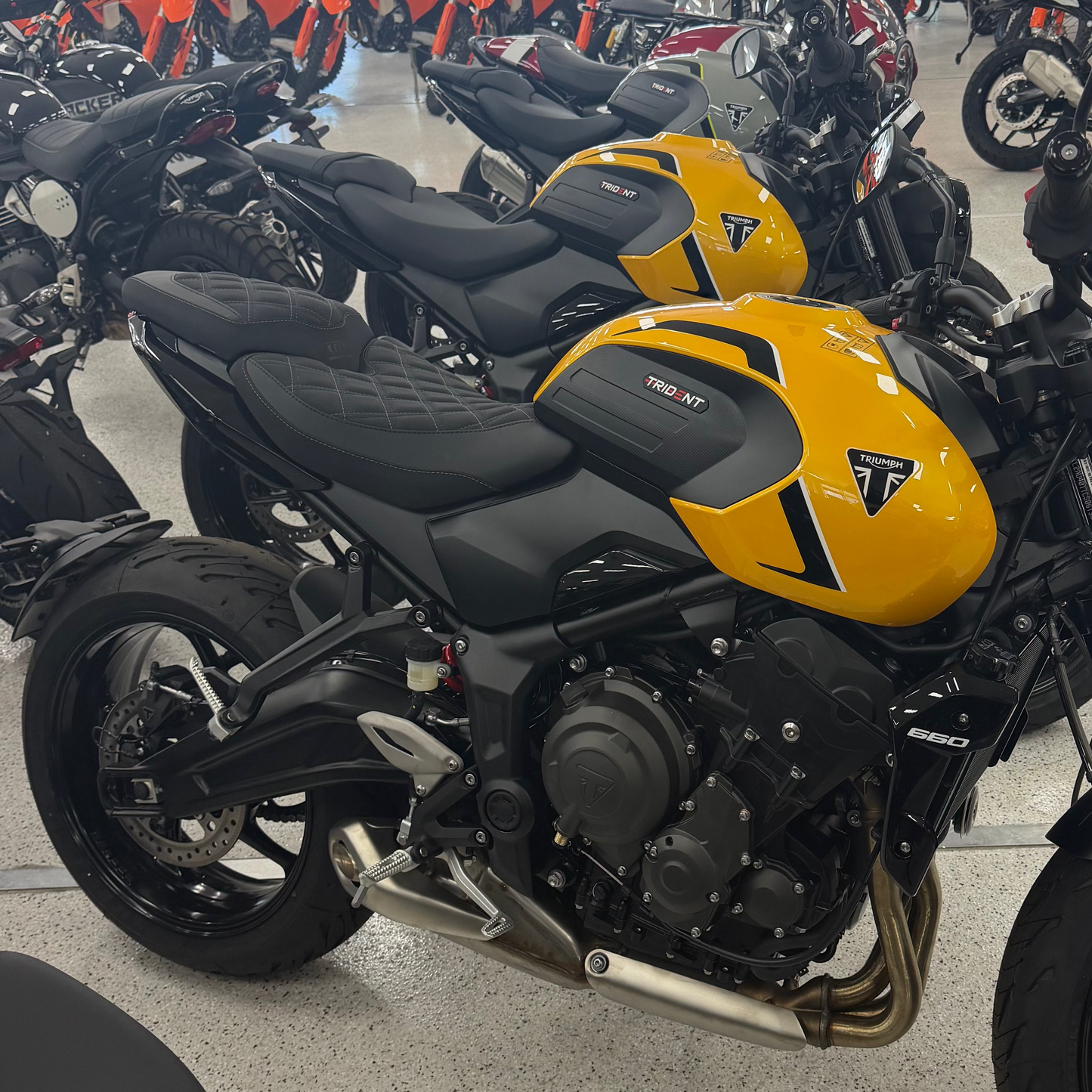 TRIUMPH TRIDENT 660 (2026+) CUSTOM SEAT TRIM