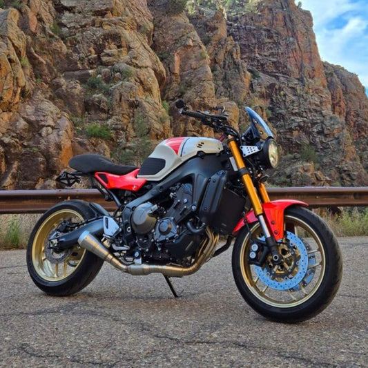 YAMAHA XSR900 (2022+) FULL STAINLESS EXHAUST SYSTEM