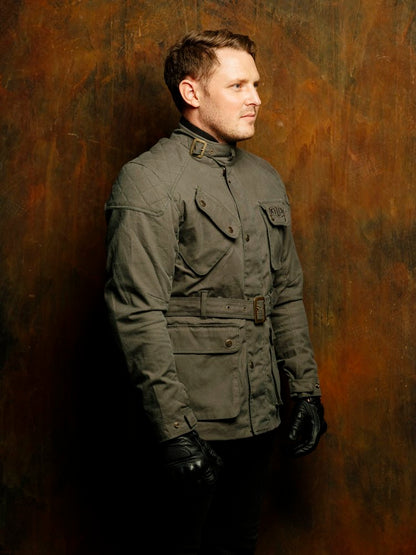 FIELDER OILSKIN MOTO JACKET