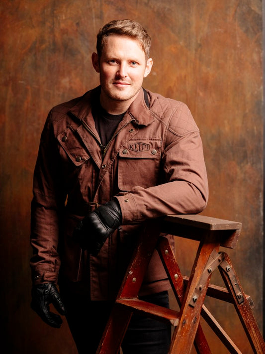 FIELDER OILSKIN MOTO JACKET