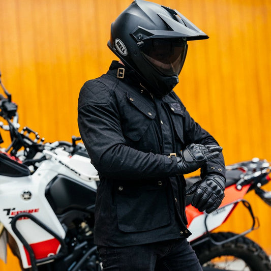 FIELDER OILSKIN MOTO JACKET