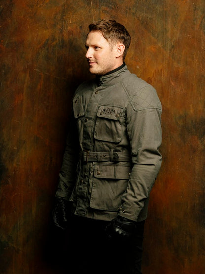 FIELDER OILSKIN MOTO JACKET