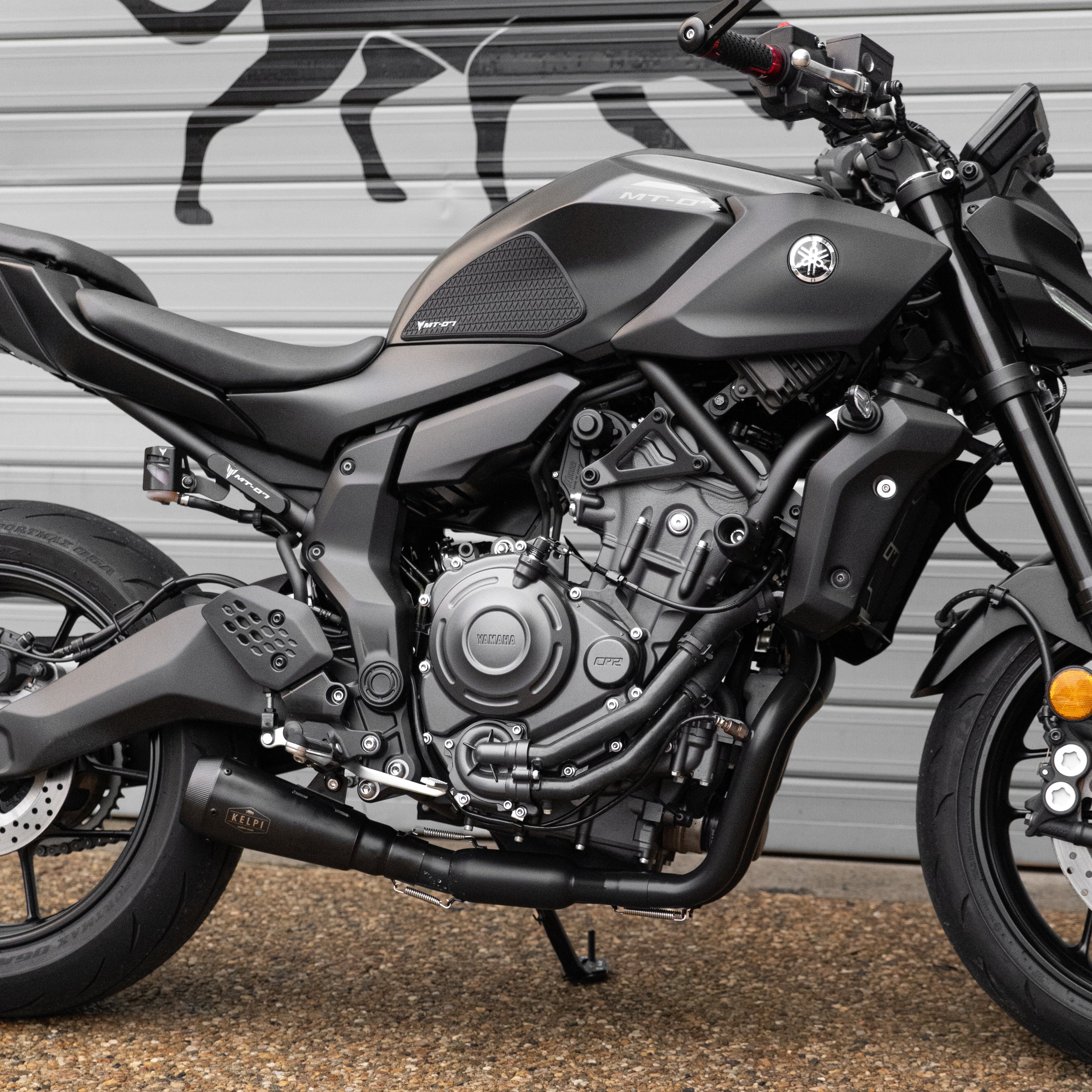 Yamaha MT07 (2014-2026+) Stainless Exhaust System | Kelpi Custom Moto
