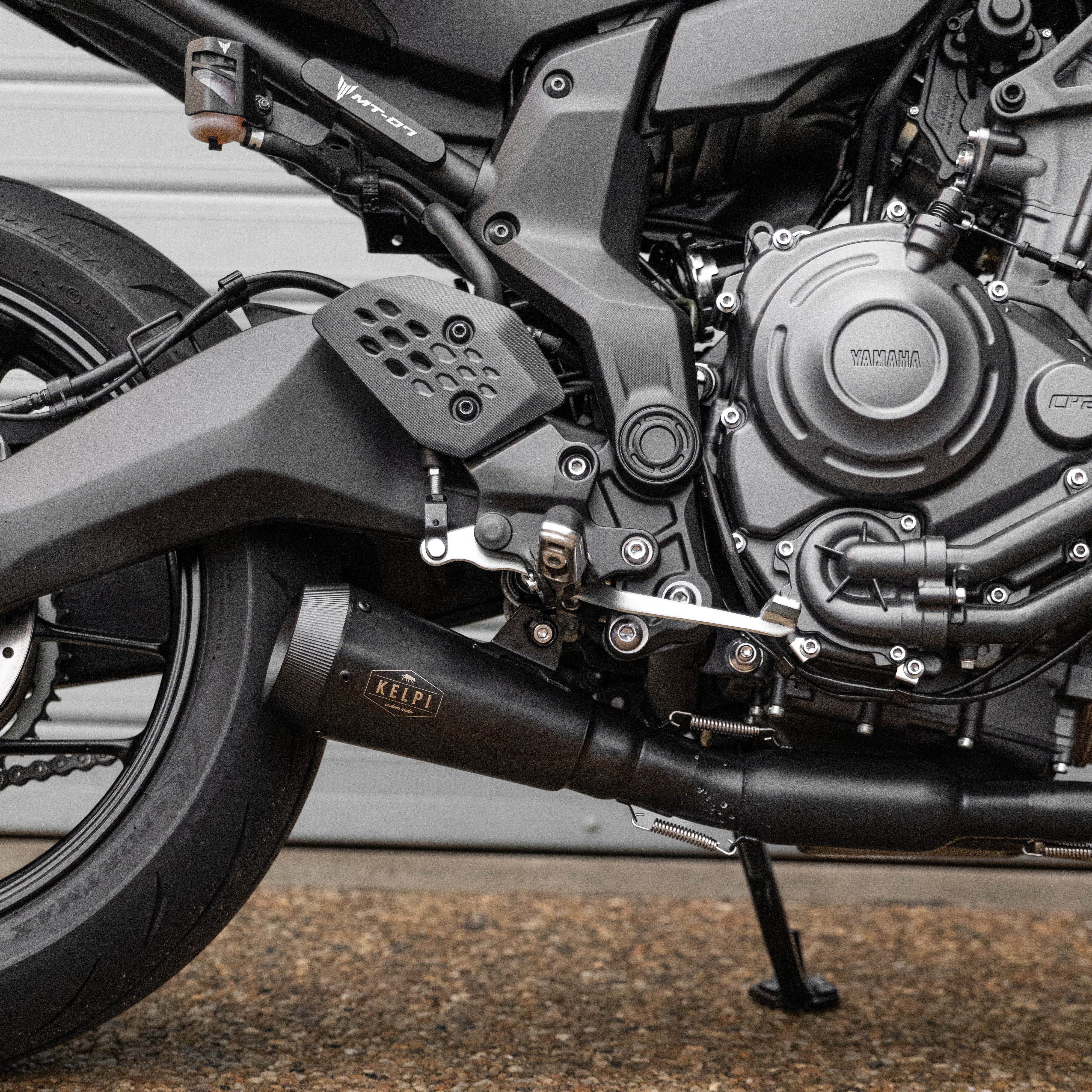 Yamaha MT07 (2014-2026+) Stainless Exhaust System | Kelpi Custom Moto