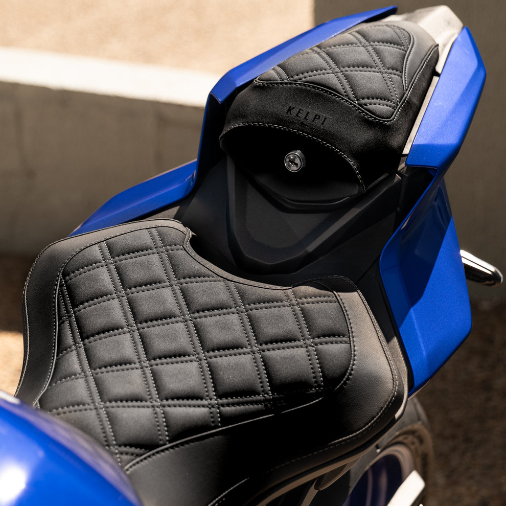 Pink R9 Trim Yamaha R9 (2025+) Comfort Seat Trim | Kelpi Custom Moto