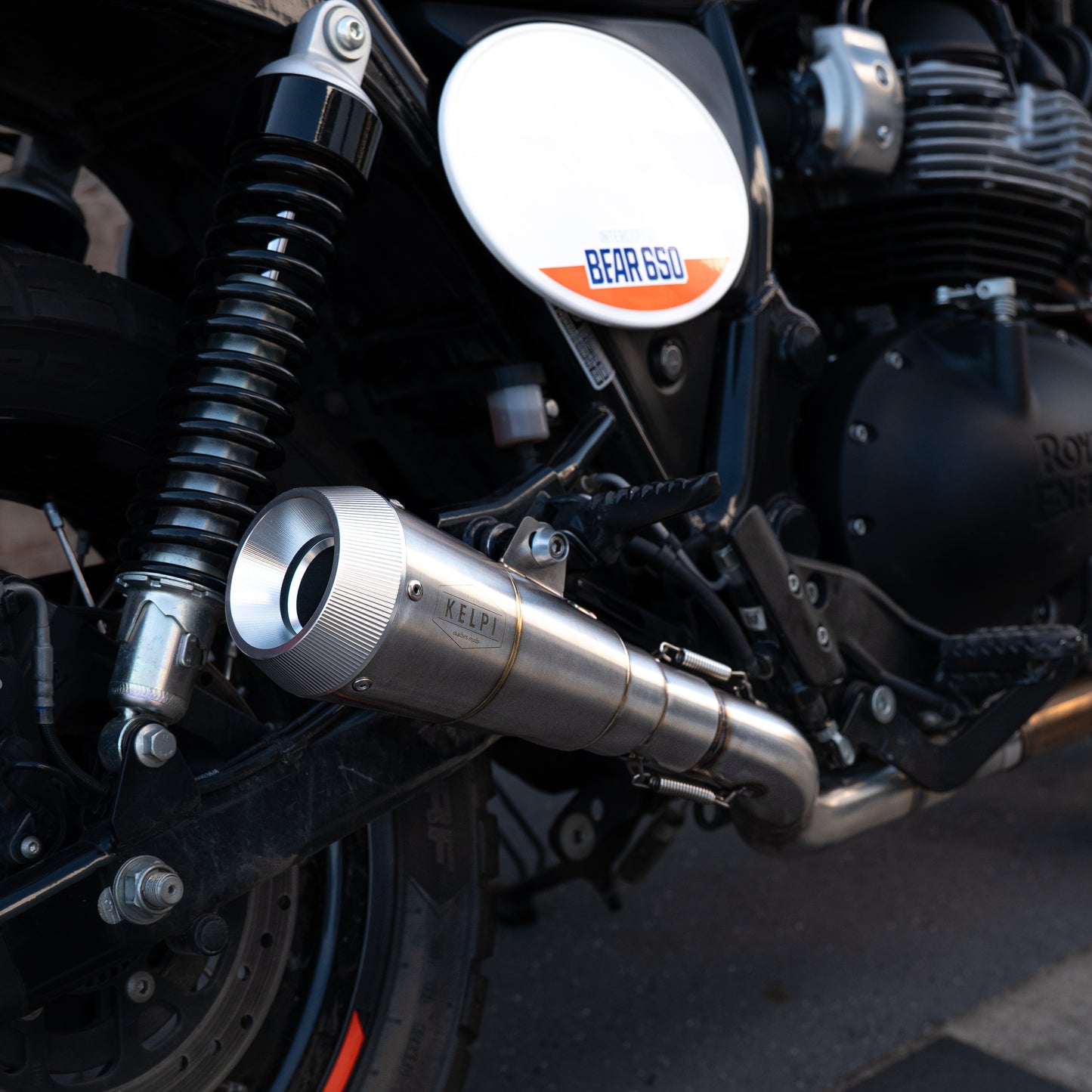 ROYAL ENFIELD BEAR 650 (2025+) SLIP-ON EXHAUST SYSTEM